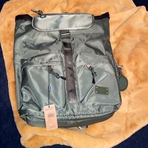 BEARPAW Flap Backpack Olive Green NWT